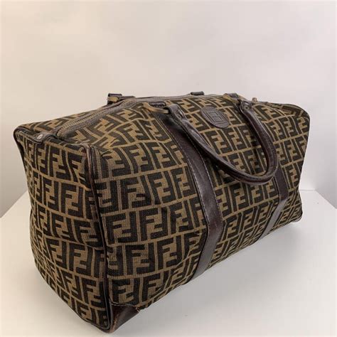 fendi zucca duffle|Fendi zucca vintage.